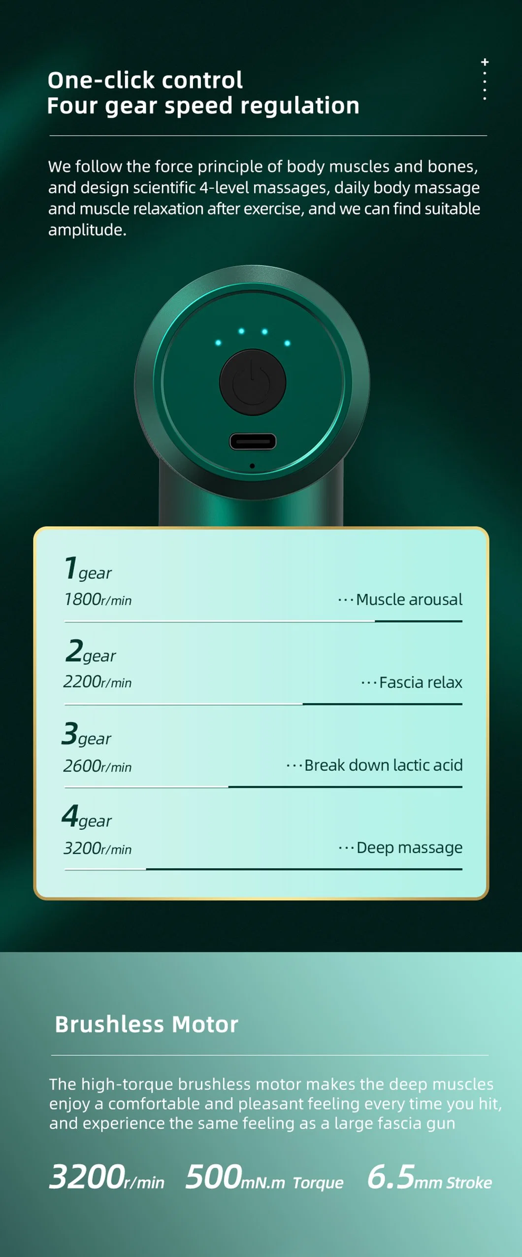Handheld Vibration Facial Deep Tissue Back Mini Massage Gun Machine High Quality Muscle Massager 2022