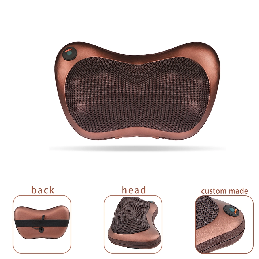 Relaxation Massage Pillow Vibrator Electric Neck Shoulder Back Heating Kneading Infrared Therapy Head Massage Pillow