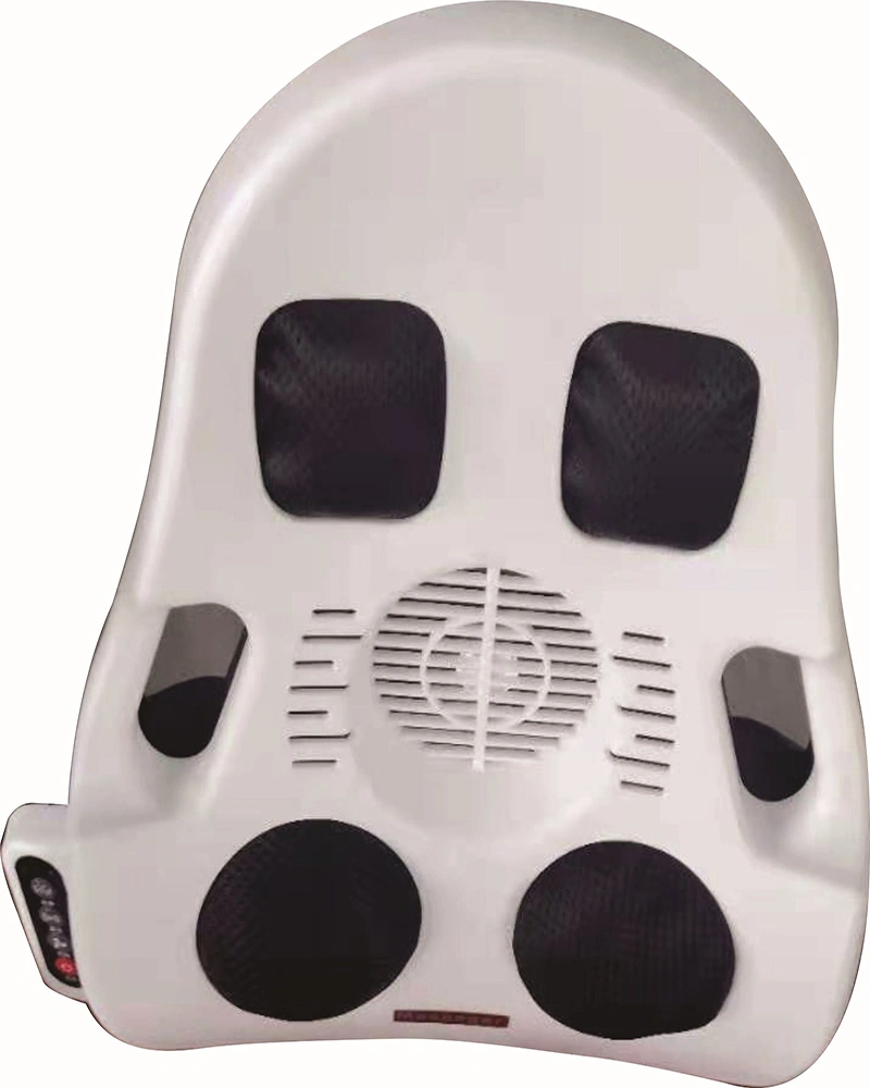 Portable Whole Plastic Ultrathin Body Care Back Shiatsu Kneading &amp; Tapping &amp; Infrared Therapy Waist Support Massage Cushion
