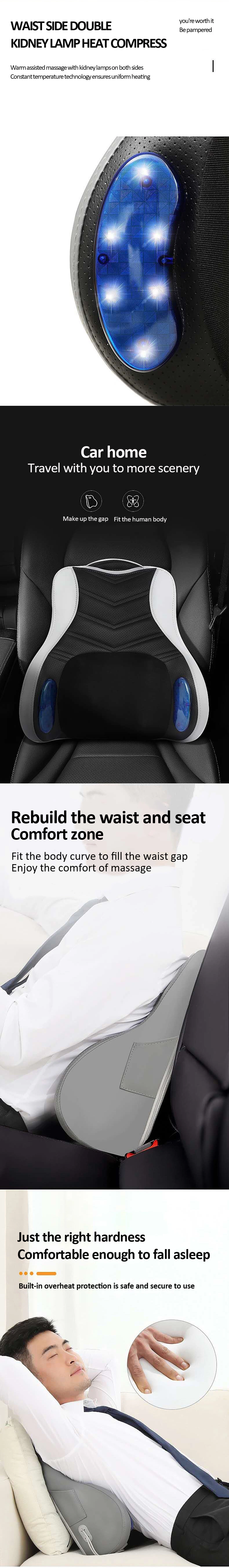 Factory Price Car Massage Seat Cushion Vibrating Body Massager Shiatsu Back Massager