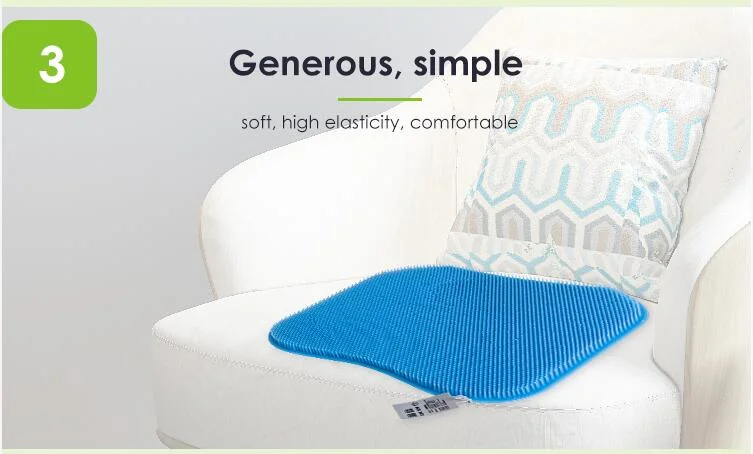 Breathable Cushion Silicone Seat Perfect Fit Chair Car Massage Cushion