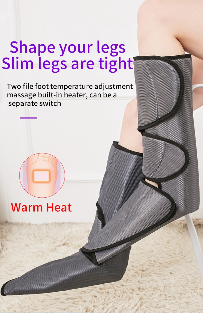 Pneumatic Vibration Finger Pressure Heating Calf Leg Foot Massager