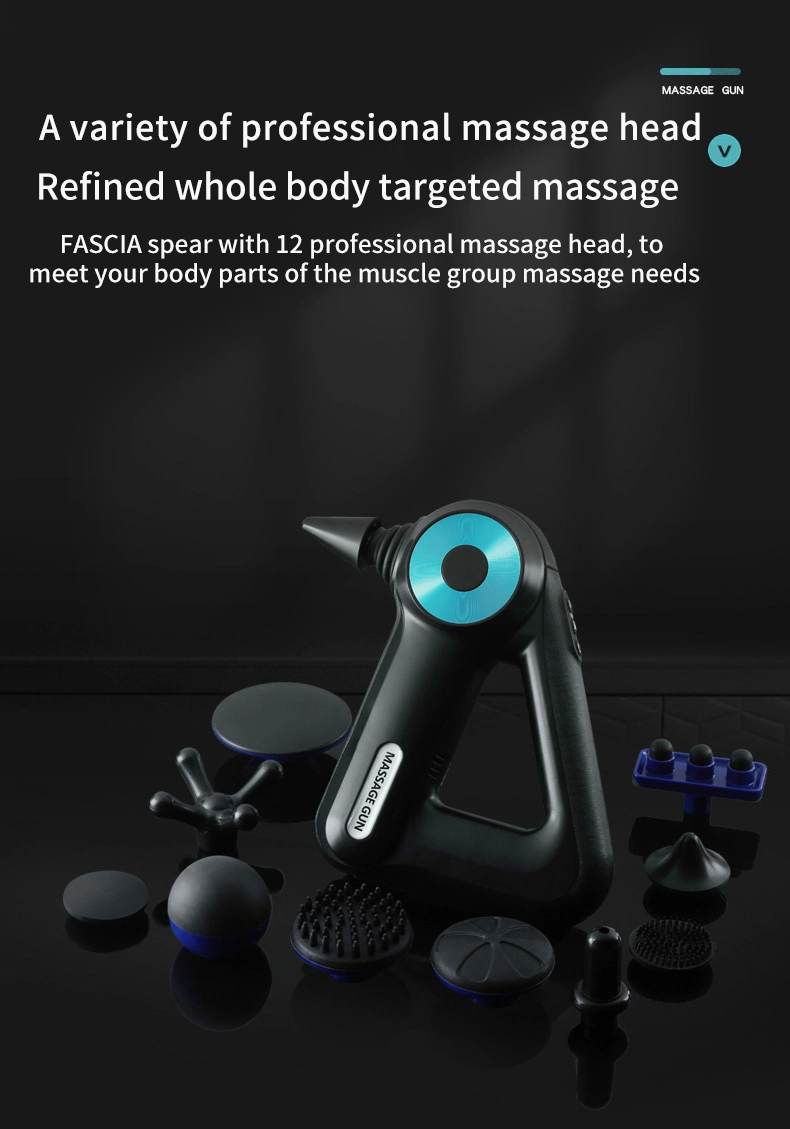 Handheld Vibration Body Back Neck Relax Massager Percussion Fascia Deep Tissue Massager