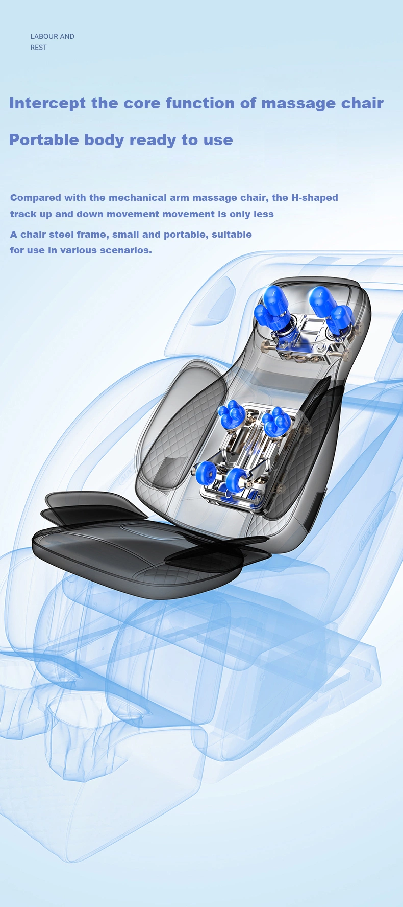 Ningdecrius 2022 Hot Sell Electric Full Back Massage Seat 3D Airbag Heated Car Vibrating Shiatsu Infrared Massage Cushion
