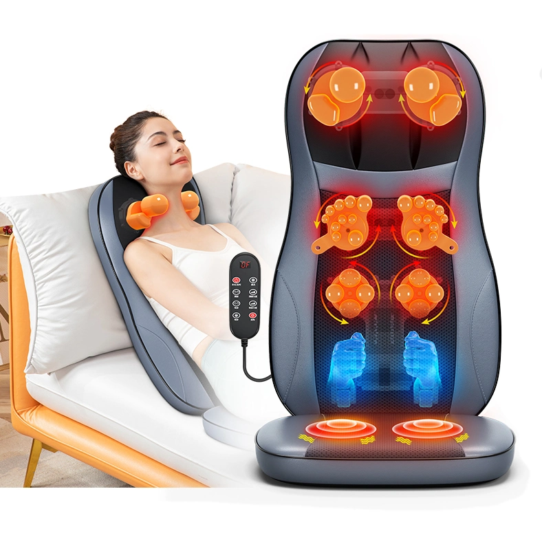 Electric Car Home Back Massage Cushion Kneading Shiatsu Massage Seat Full Body Massager with Heat