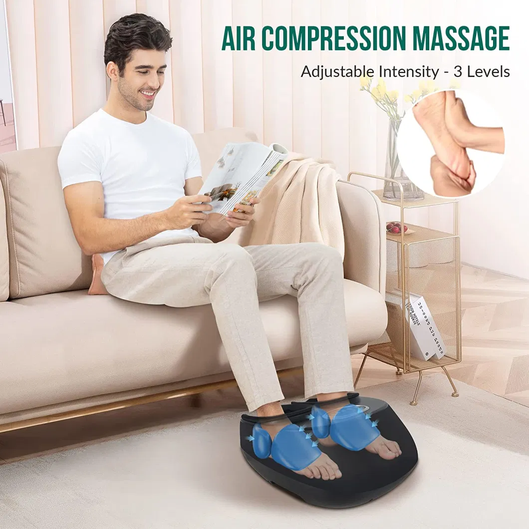 New 3 in 1 Foot Massager with Heat Kneading Vibration Air Compression