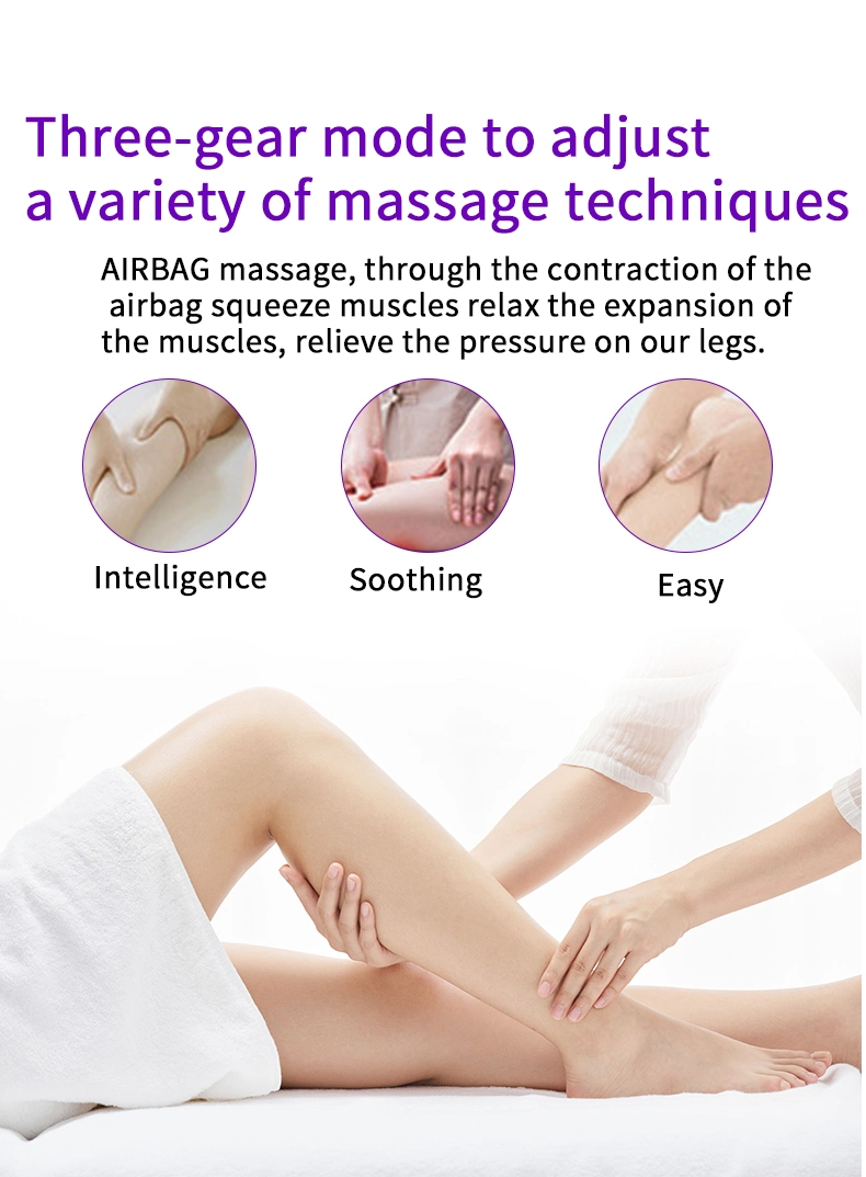 Pneumatic Vibration Finger Pressure Heating Calf Leg Foot Massager