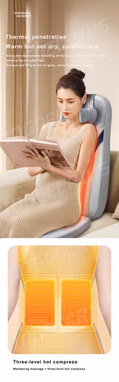 Electronic Heating Car Seat Vibration Massage Cushion for Chair