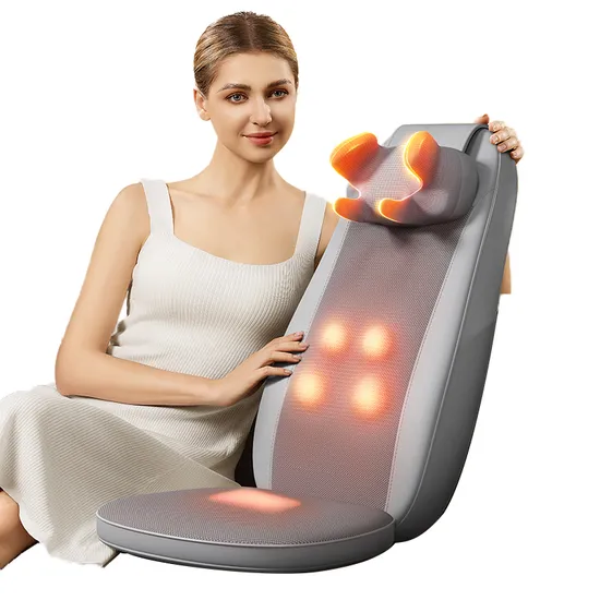 2024 Joians Body Benefits Massaging Back and Seat Home Office 3D Shiatsu Tapping Massage Cushion 