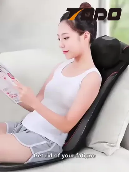 Best Selling Fitness Recliner Neck and Back Kneading Car Chair Massage Cushion 