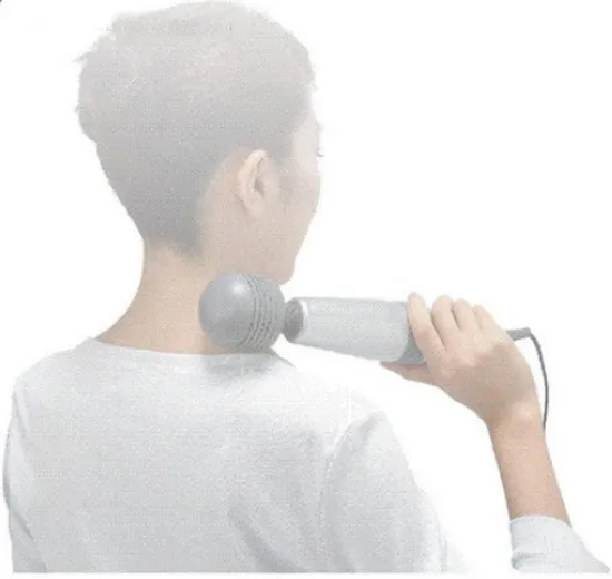 2023 Japanese New Style Handy Handheld Vibration Body Neck Back Massager for Both Women and Man Wand Massager