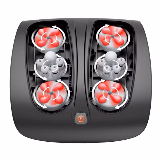 3D Acupuncture Ball Bearing Foot Kneading Shiatsu Therapy Foot Massager with Built in Infrared Heat Function