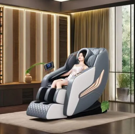 Newest Portable Heated Vibrating Seat Back Neck Household Full Body Zero Gravity Massage Chair 
