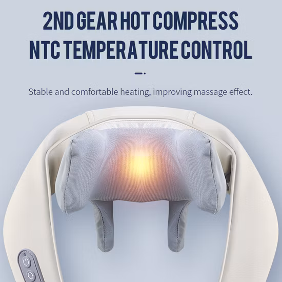 Shoulder Shaitsu Neck Shoulder and Back Massager with Heating Function