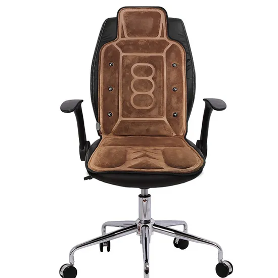 Luxury & Medium Vibration Heat Therapy Massage Car Cushion Shiatsu Foldable Massage Mattress with Magnet and Flannelette Cover 