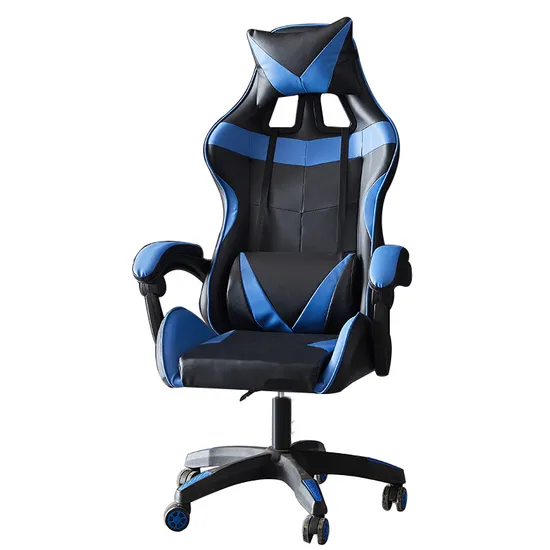 High Back Ergonomic Recliner Footrest Massage Computer Gamer PC Car Game Racing Seat Gaming Chair 
