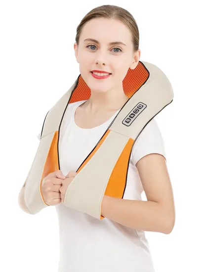 Kneading Sports Recovery Hadad Tapping Massage Shawl for Whole Body Neck and Back Shoulders Massager Shiatsu Belt 