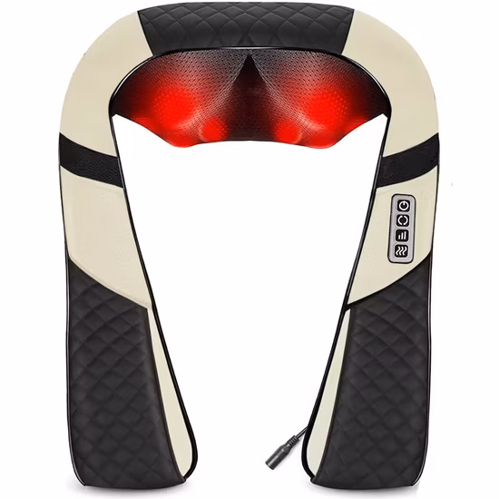 Adjustable Heat and Straps Shiatsu Neck Electric Handheld Massagers for Neck and Back Shoulder Foot and Legs