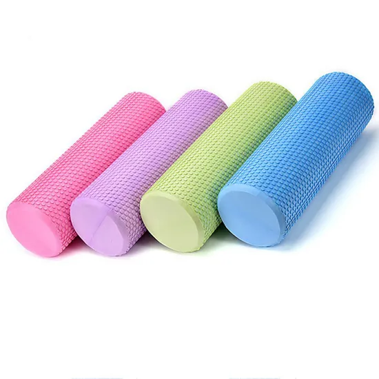 High Quality Custom Logo Muscle Massage EVA Yoga Foam Roller for Exercise 
