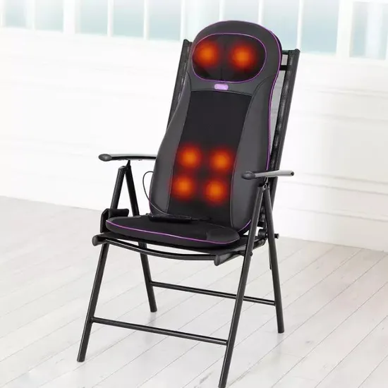 Electric Back and Neck Shiatsu Massager Cushion Vibrating Whole Full Body Car Seat Massage Chair 