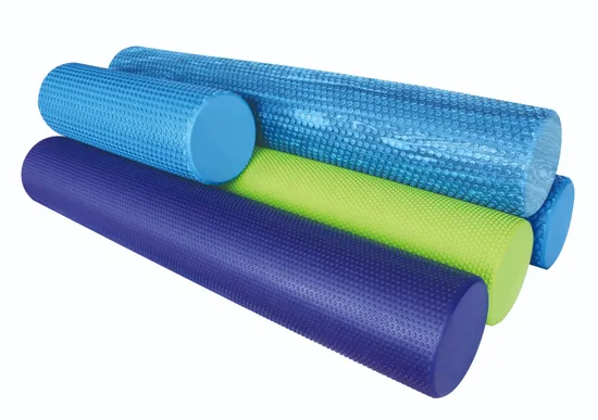 High Quality Custom Logo Fitness Massage EPP/EVA /PU Grid Colorful Eco Friendly Gym Yoga Solid /Hollow Foam Roller for Exercise 