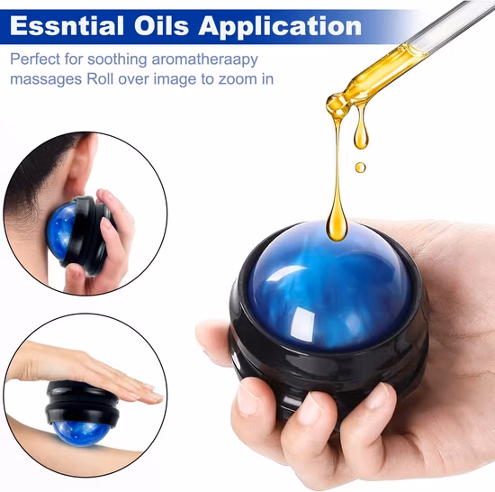 Handheld Muscle Roller Massager for Shoulder and Neck Body Massager Cramp Pain and Tension Relief Helps Legs and Back Recovery Tools Wyz20166
