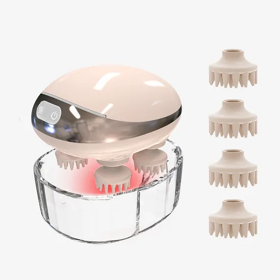 Handheld Portable Head Scratcher Massager Electric Cordless Hair Scalp Massager with Kneading 88 Massage Nodes 