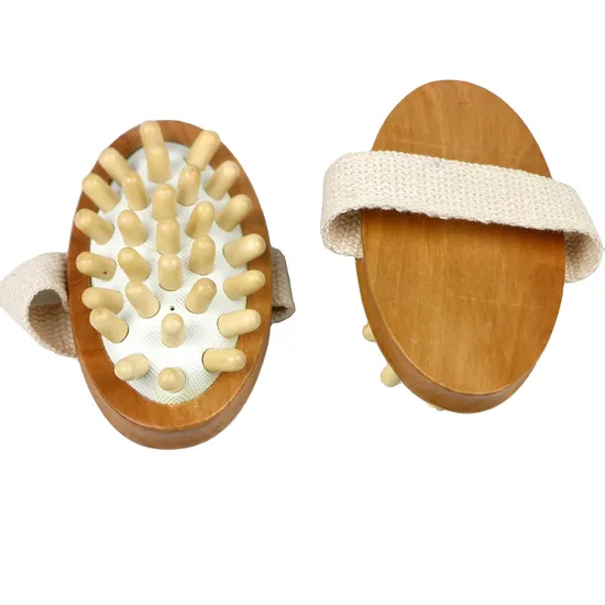 10 Dots Wooden Bath Body Massager Wooden Handheld Back Massage Muscle Tool Massager for Neck Shoulder Arms Legs Body 