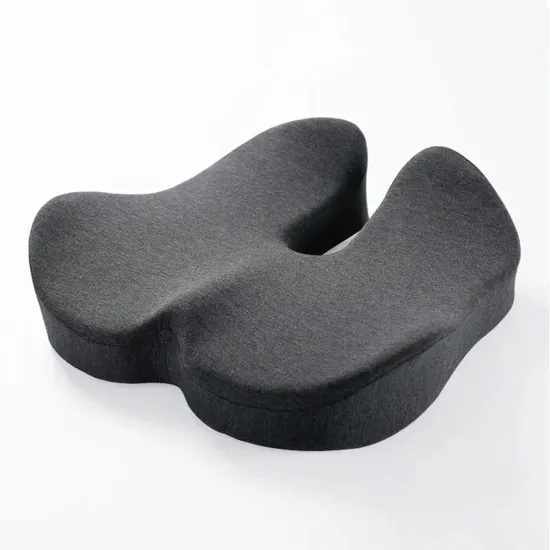 Wholesale Massage Pillow Lumbar Back Support Memory Foam Orthopedic Seat Cushion 