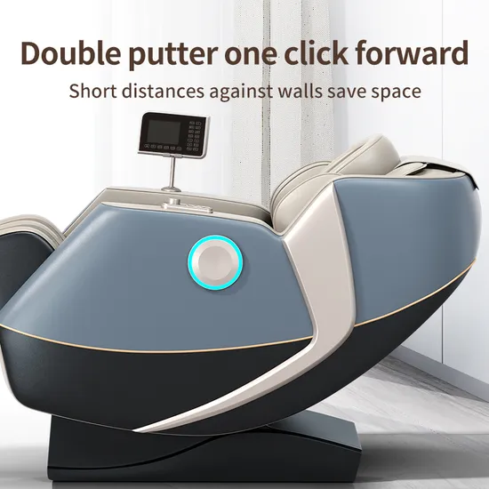 2024 Hot Sell Whole Body Poltrona Massaggio 4D SL Track Massage Chair with FCC and CE and CB 