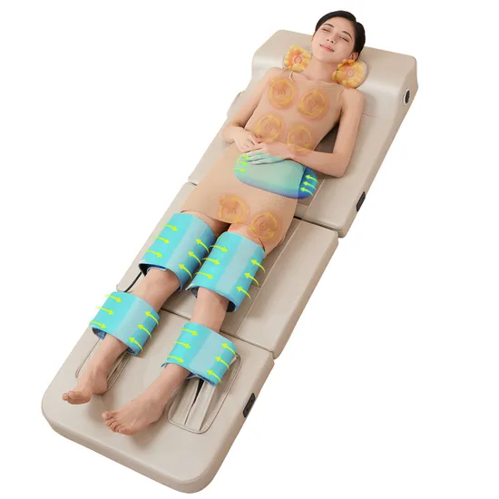 Vibrate Airbag Massage Bed Thai Yoga Portable Heating Electric Massage Mattress 