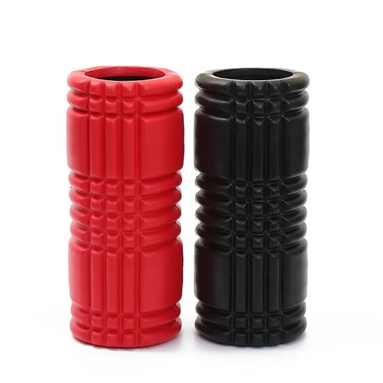Wholesale Custom Logo High Density Fitness Massage EVA Grid Yoga Foam Roller Set for Exercise 