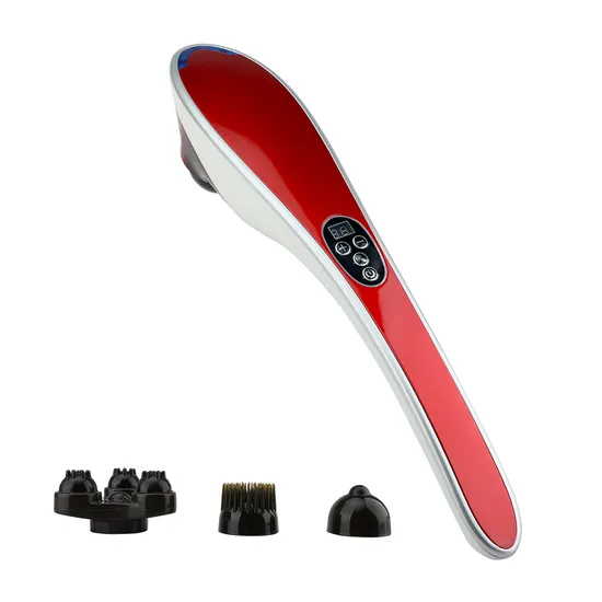 Multifunctional Back Massager Handheld with 5 Massage Heads Deep Tissue Percussion Massage Hammer for Full Body Muscle Pain 