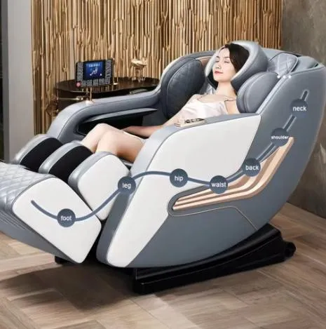 Portable Heated Vibrating Seat Back Neck Full Body Massage Chair 