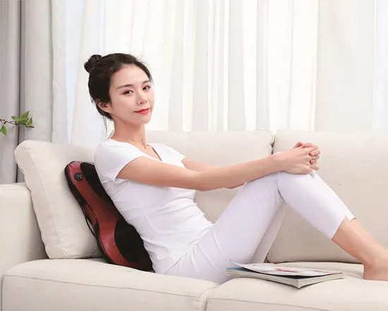 Classic Hot Sell Luxury Kneading Shiatsu Infrared Heat Therapy Car Seat Portable Waist Support Butterfly Massage Cushion