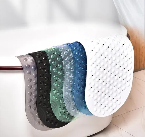 PVC Bathtub Mat with Sucker for Massage Anti